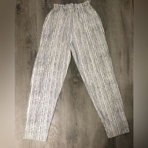 Vintage AC SPORT, printed, black and white pants